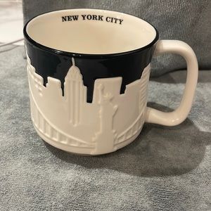 Starbucks collector mug relief series New York City